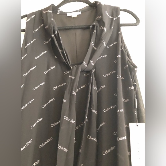 Black Calvin Klein dress new with tags size 14 - Picture 4 of 12